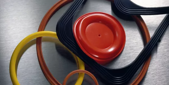 Gaskets and o-rings made from Silastic Silicone Rubber.