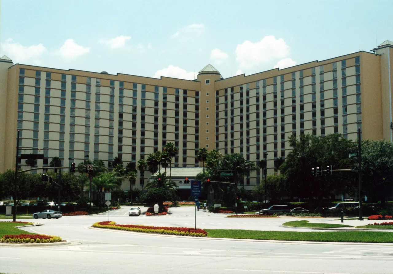 Rosen Plaza in Orlando, Flordia. Dow Corning 123 Silicone Seal and Allguard Silicone Elastomeric Coating were used in the construction.