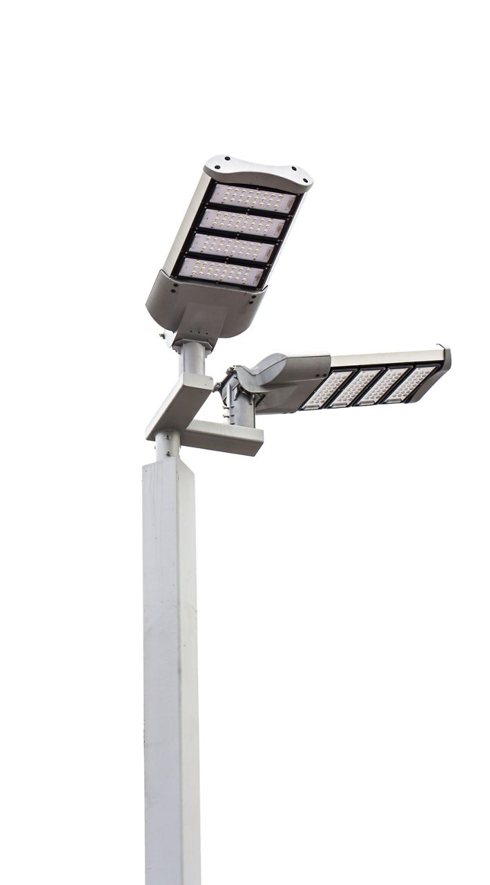 LED streetlamp post