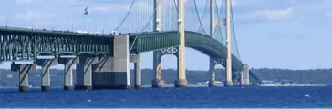 Mackinac Bridge.