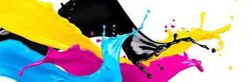 CMYK color splash 