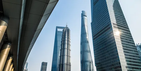 Shanghai Tower, world Financial Center and Jin Mao Tower,tallest buildings in shanghai