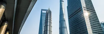Shanghai Tower, world Financial Center and Jin Mao Tower,tallest buildings in shanghai