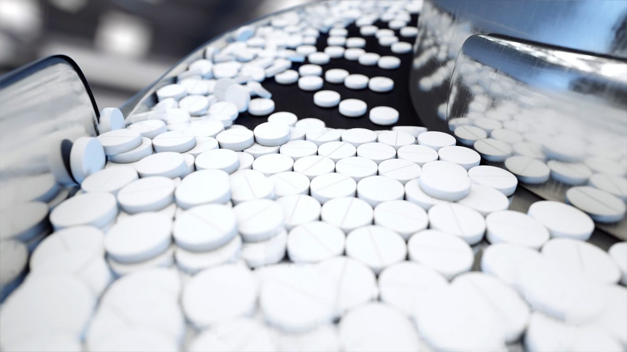 Process of production of pills, tablets