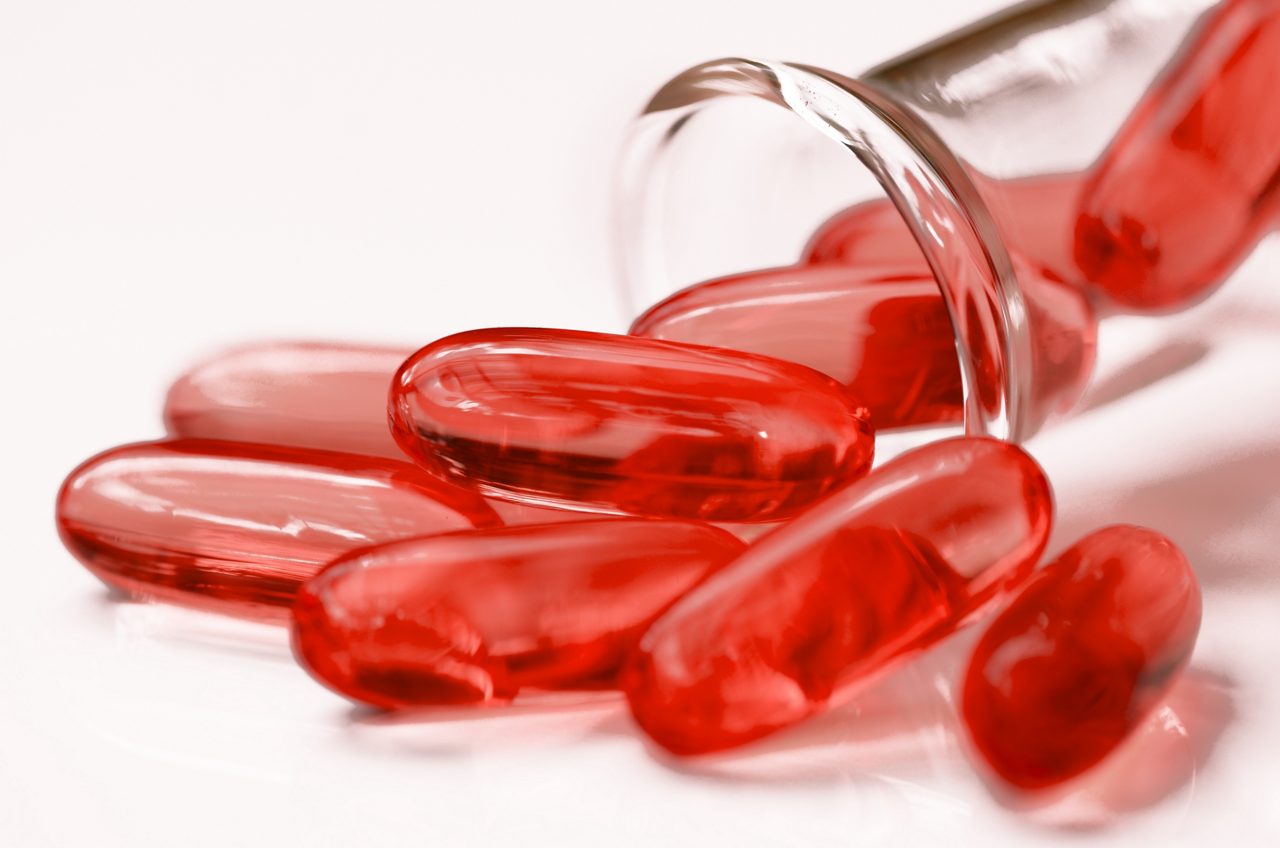 Dietary supplement in soft gelatin capsule