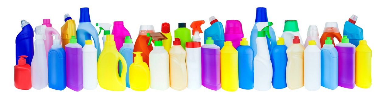 Various blow molded bottles