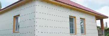 Unfinished house insulation