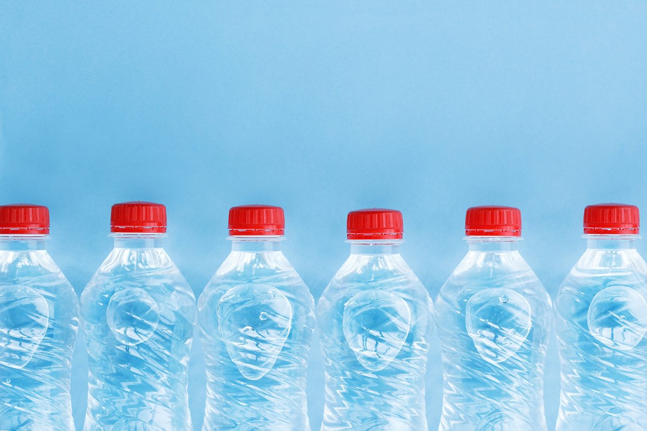 Tapas de botella de agua