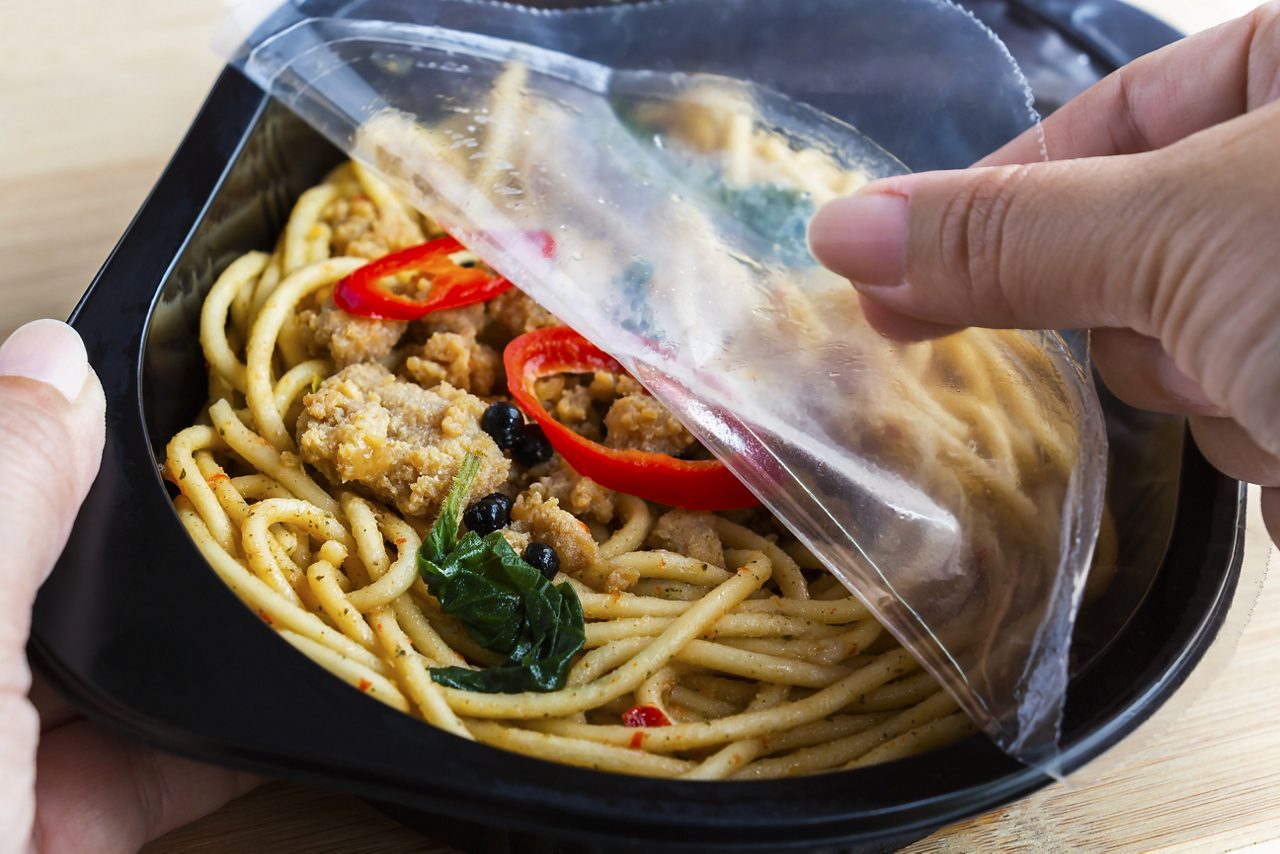 Take-away food ready meal