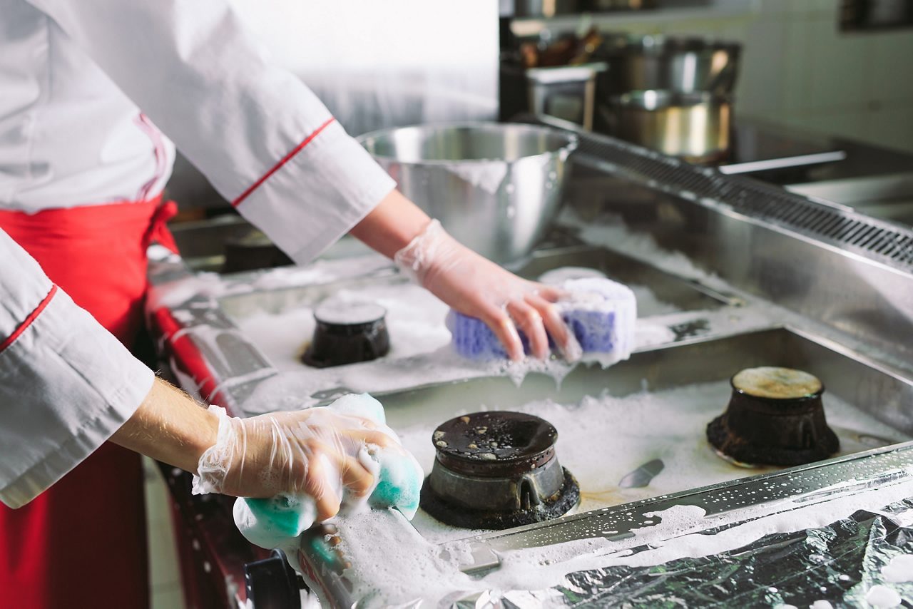 Stove Cleaning 