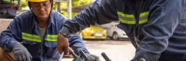 welding the connecting of HDPE pipe