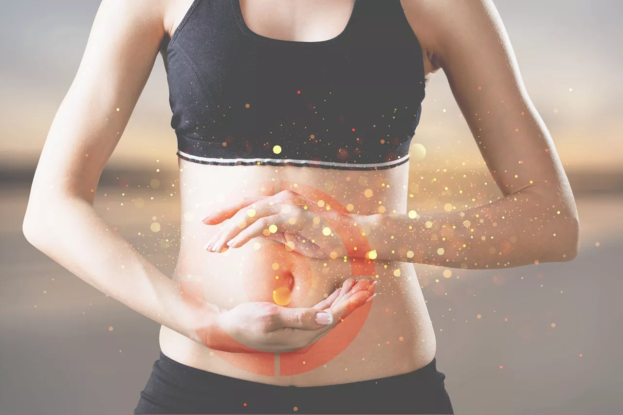 Abdomen balance beauty belly body care