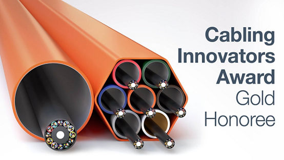 Galardonado con el premio Cabling Innovators Award Gold