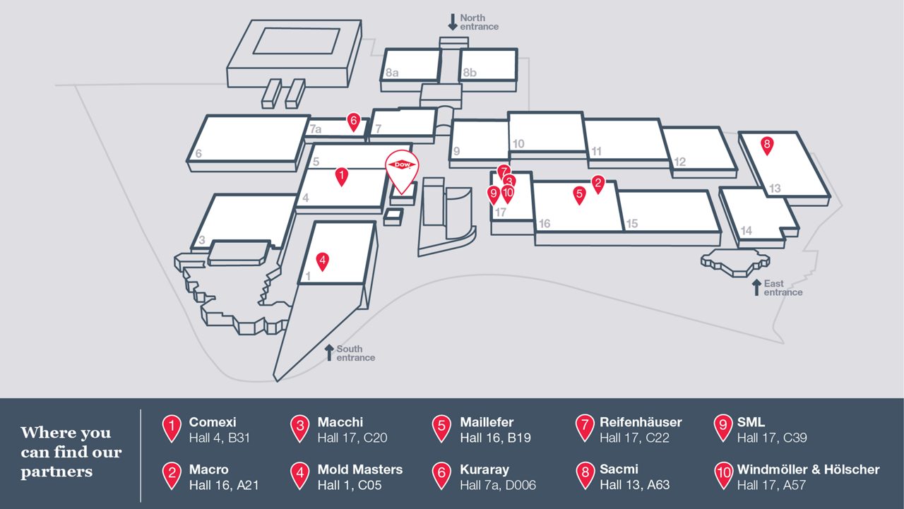 显示楼层地图和 OEM 合作伙伴列表
