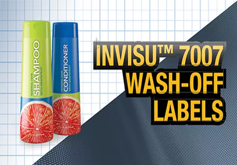 INVISU 7007 Wash-off labels | Shampoo & Conditioner bottles | 488x340