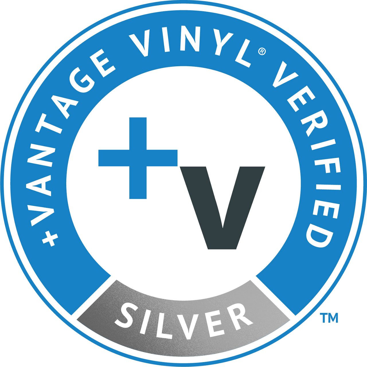Vantage Vinyl Verified Silver award logo