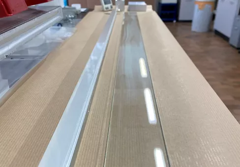 DOWSIL PowerBond 9000 application process | pre-cured on profile + glass | bonding application process