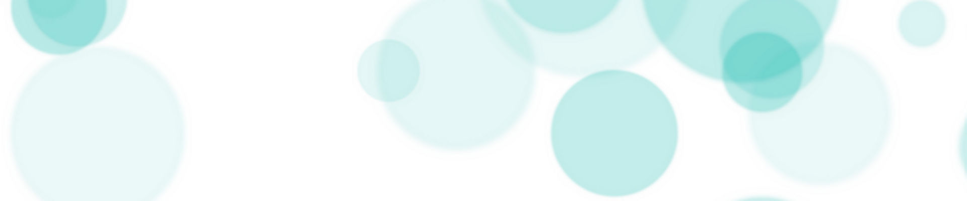 Blue and teal bubble floating on a white background