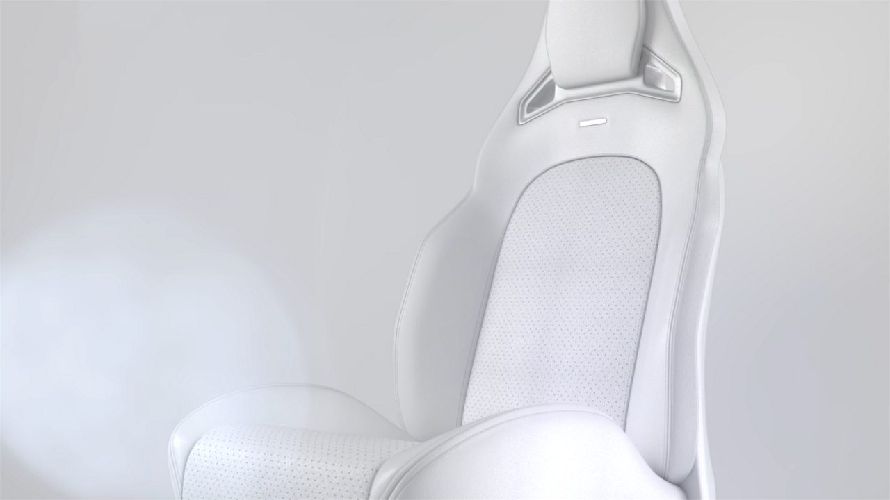 Car seat featuring Luxsense Leather