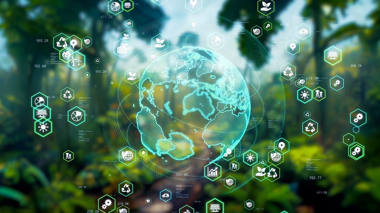 Conceito de tecnologia ambiental. Objetivos de desenvolvimento sustentável. SDGs.