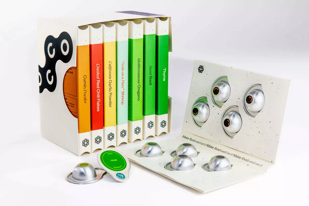 Recyclable Spice Pod packaging