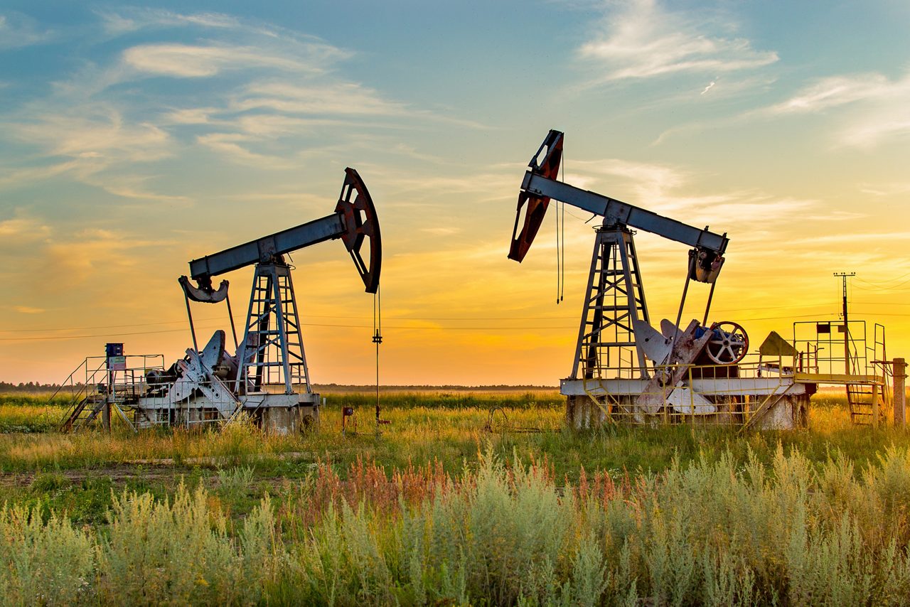 Oil pump. Oil industry equipment.
