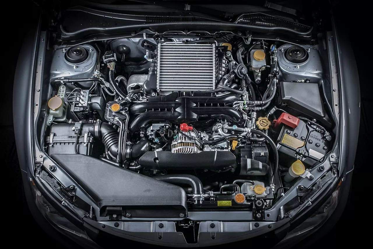A look inside a car's engine