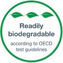 Readily biodegradable badge