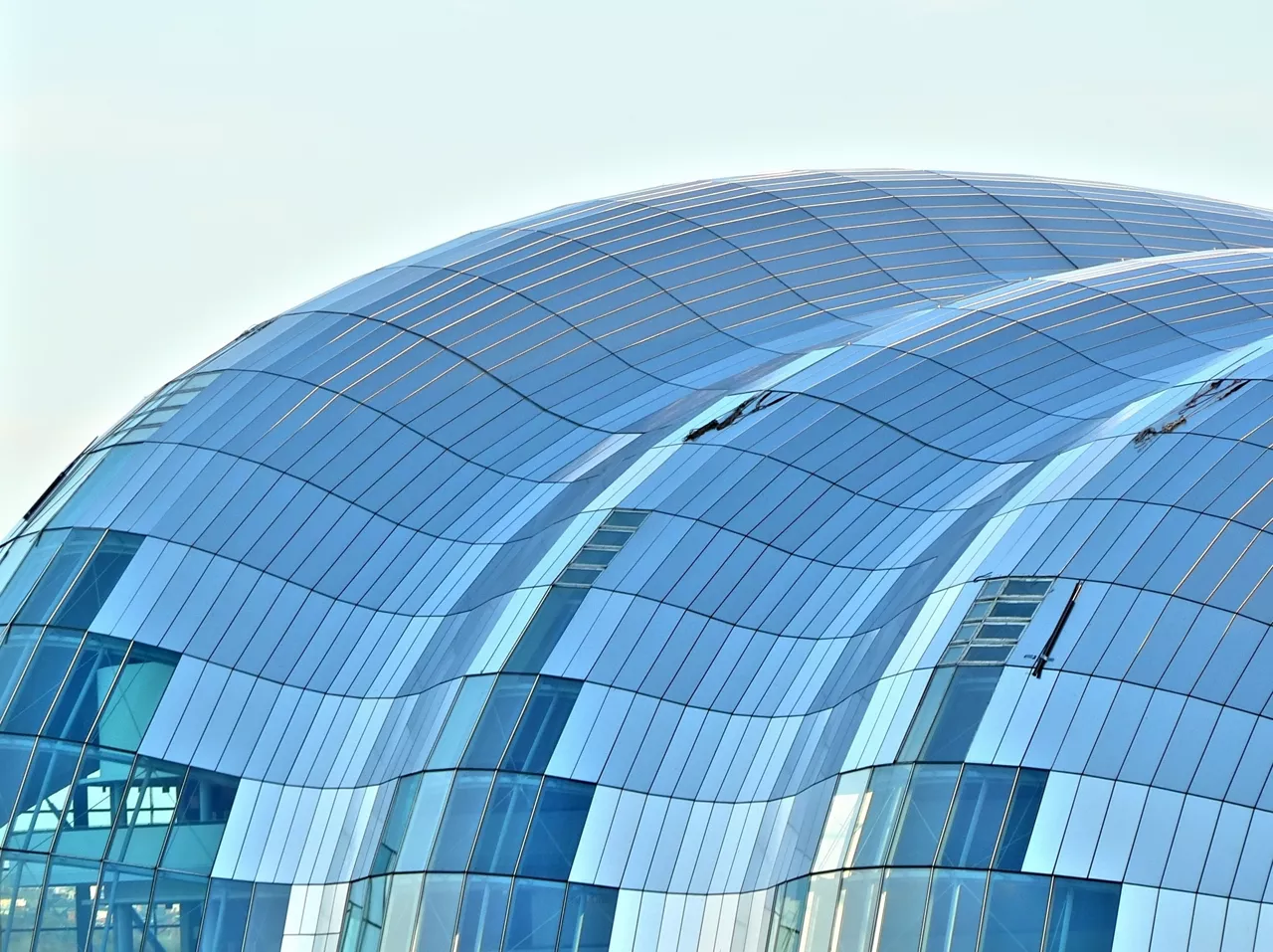 The beautiful rooftop glass structure of  the Sage concert hall in Newcastle Upon Tyne quayside; Shutterstock ID 14674264; PO: redownload; Job: redownload; Client: redownload; Other: redownload