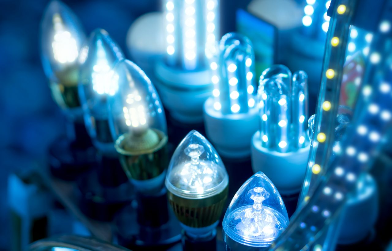 Blue led lamps 