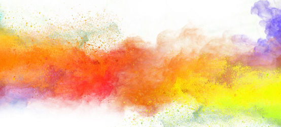 Colorful abstract swirl of solid material